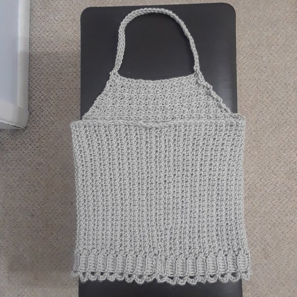 Handmade Crochet Halter Top - Picture 4 of 7
